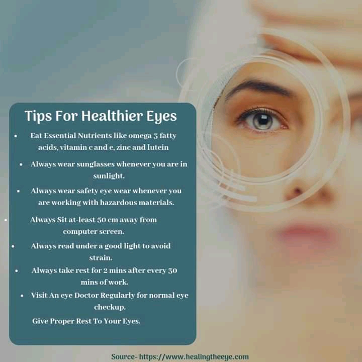 tips for healthier eyes at eye clinic in Abuja